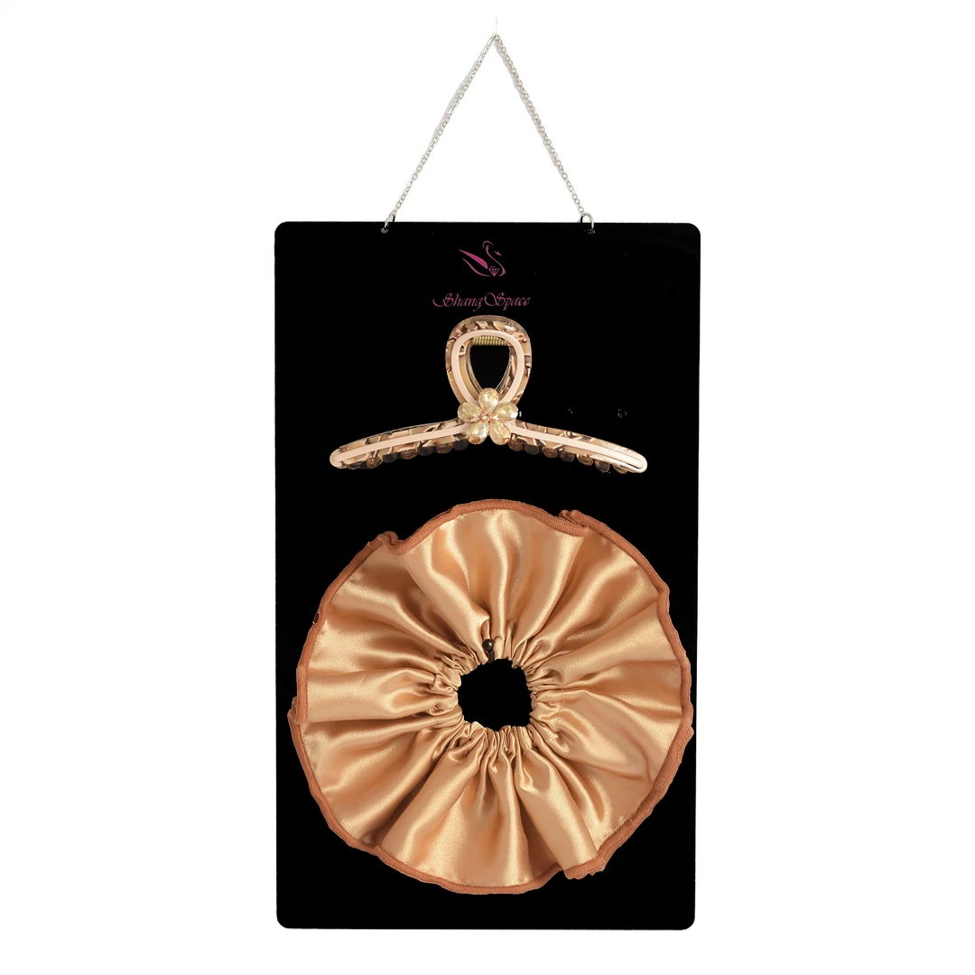 轻奢风发圈玻璃钻发爪套装