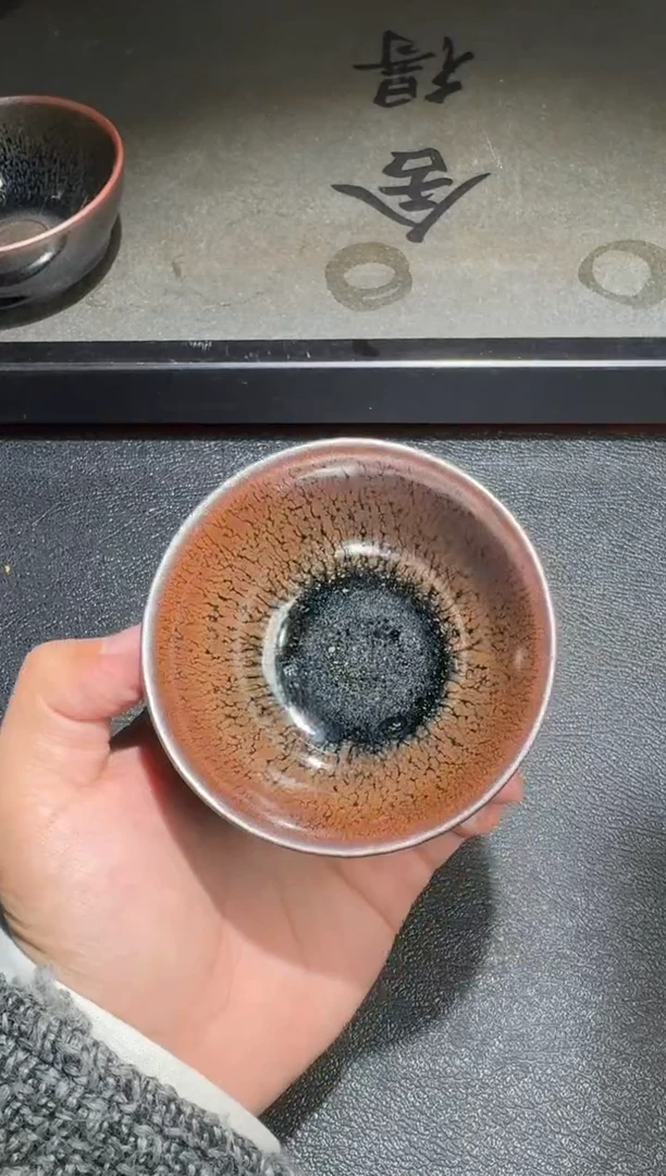 茶盏严柳忠龙窑柴烧158