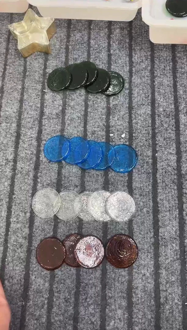 手工艺品琉璃小*底座20个