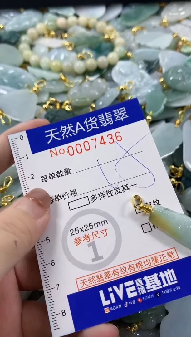 颈饰未镶嵌翡翠天然A货翡翠