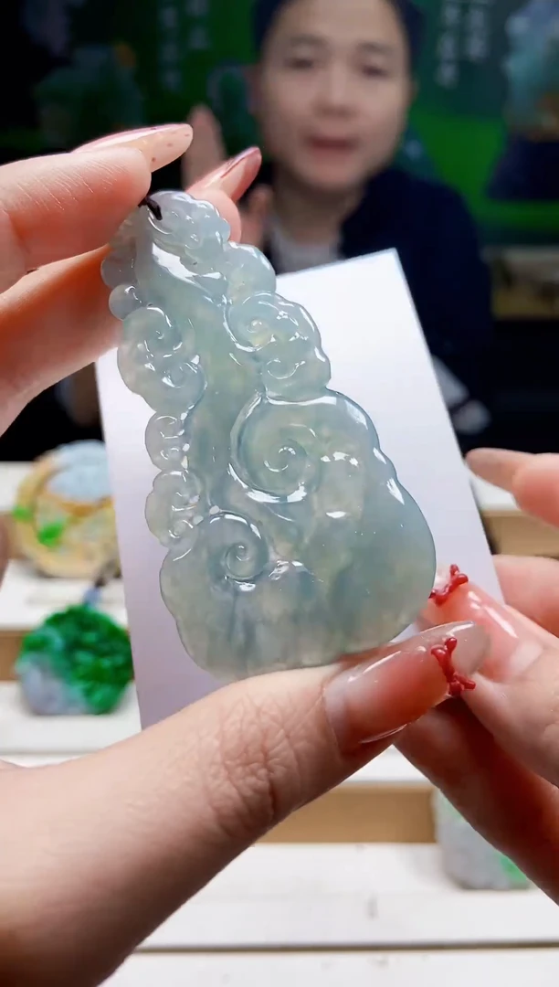 颈饰未镶嵌翡翠翡翠A货