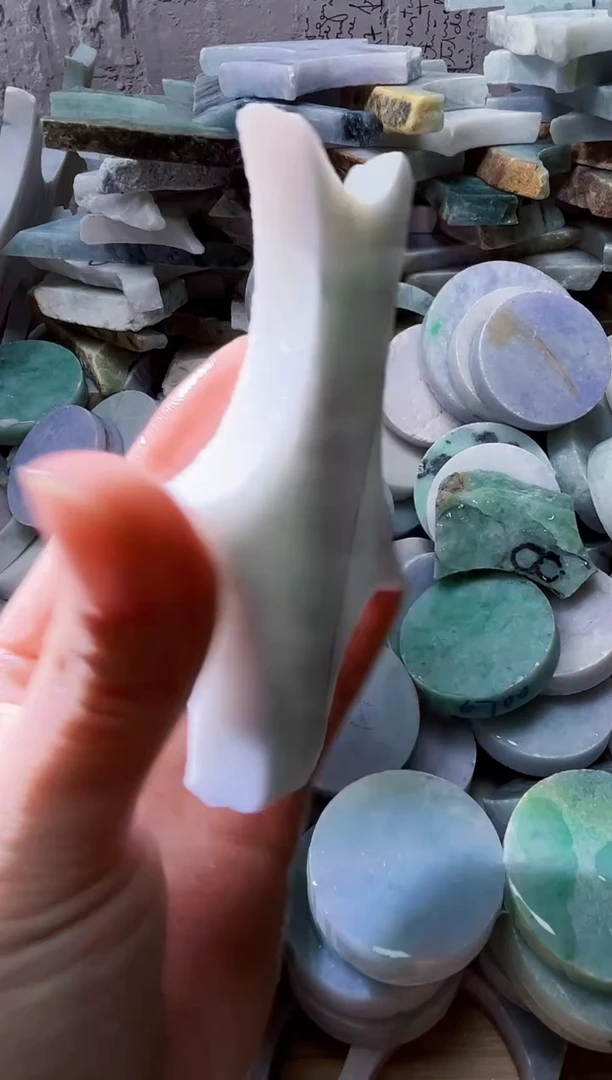 裸石翡翠天然翡翠A货玉 南 090