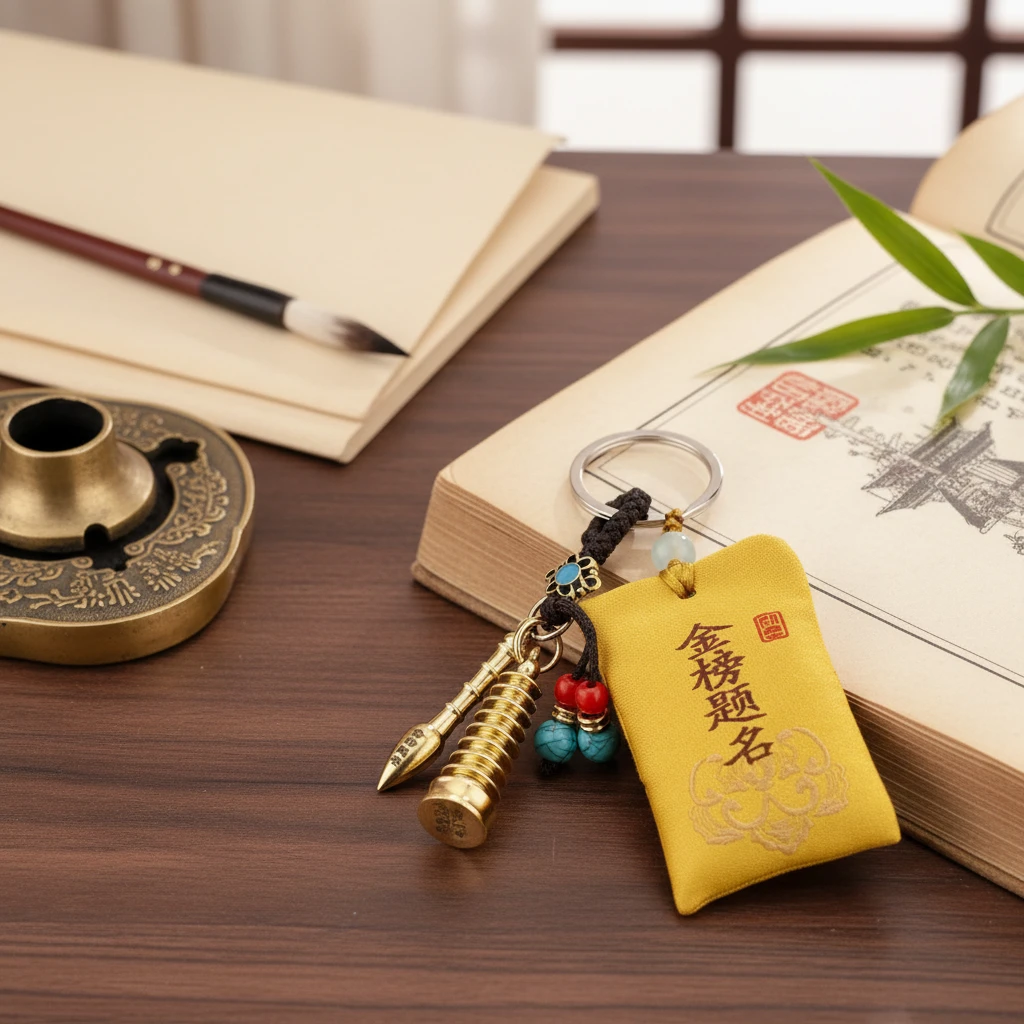 五台山学生文昌塔钥匙扣中高考02