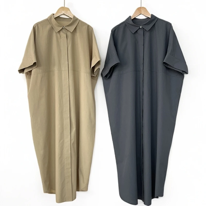 （艺术家连衣裙)显瘦气质时尚夏季长款连衣裙