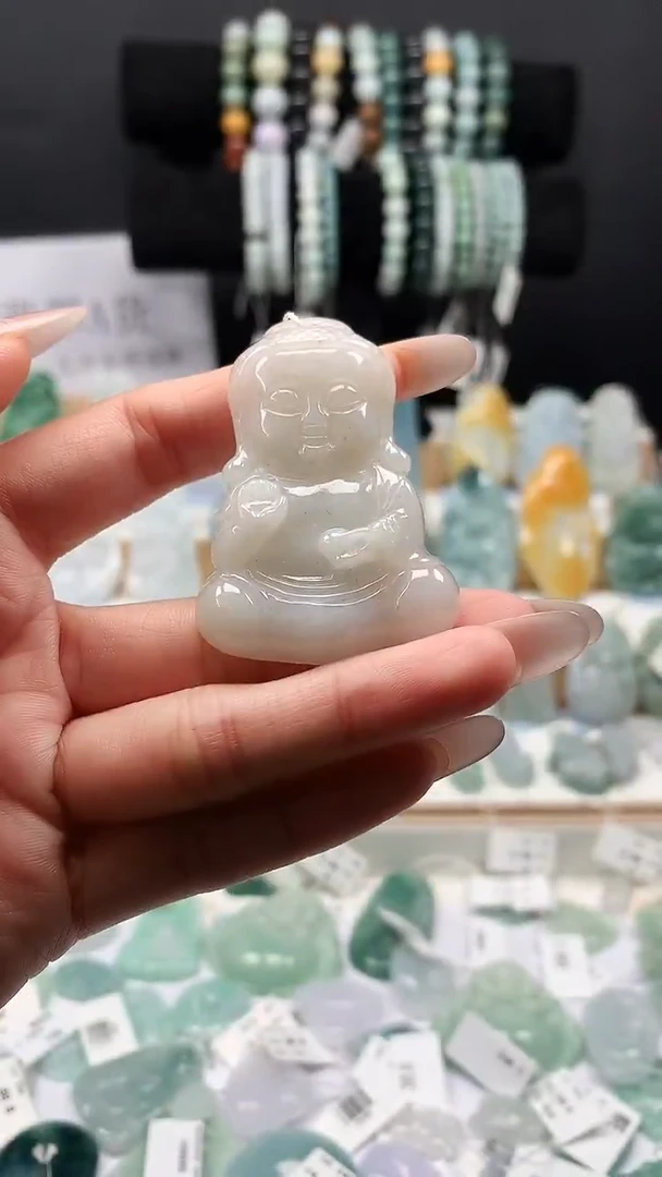 吊坠(不含链)未镶嵌翡翠111宝宝佛