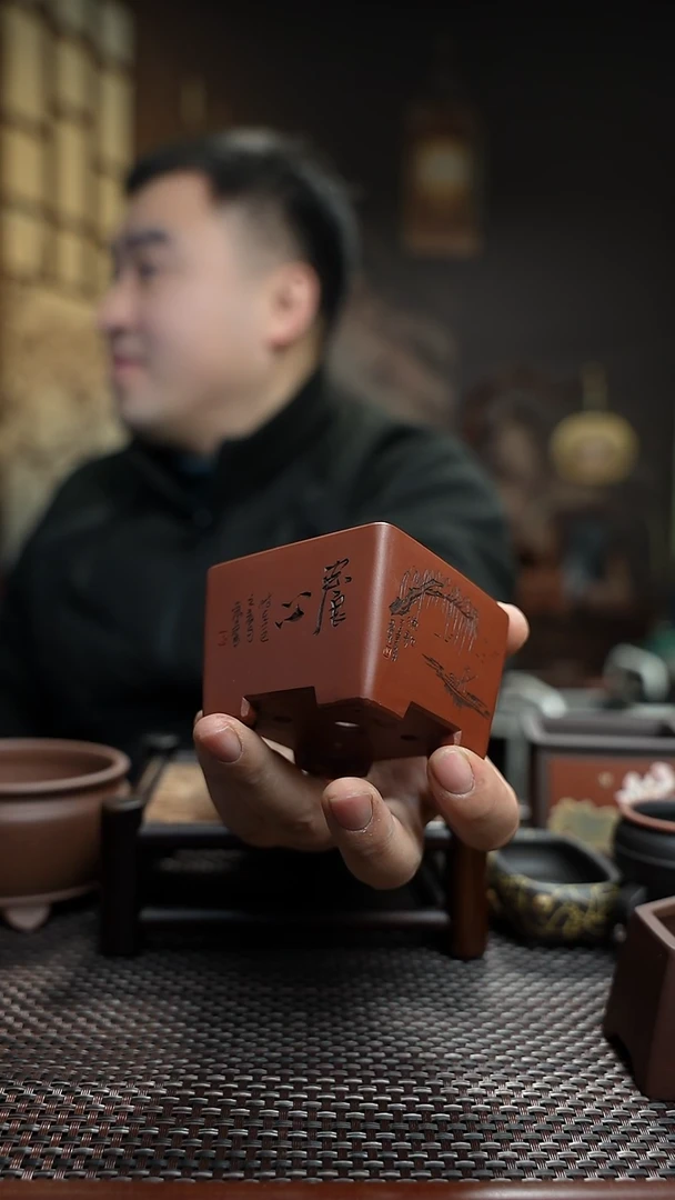 紫砂花盆兵長木軒精品紫砂