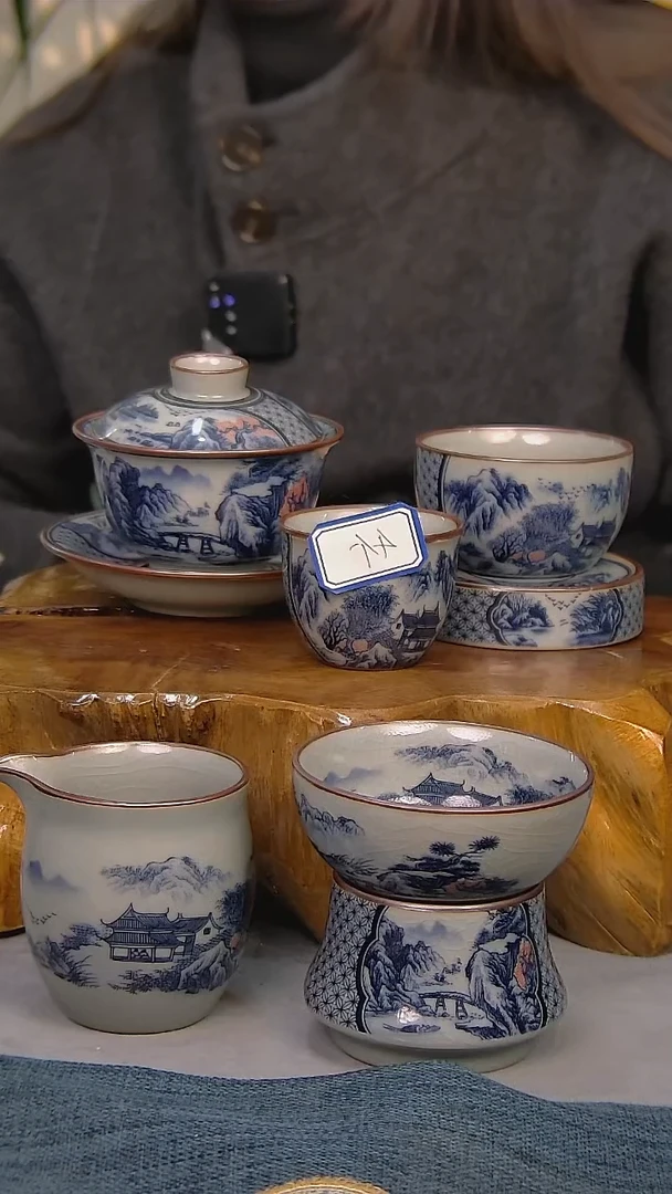 【闪购商品】简装家用款9件套 陶瓷家用茶具系列