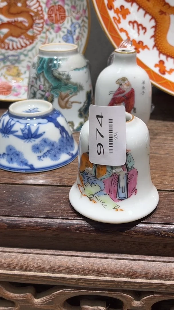 摆件天**客A974瓷器小摆件儿