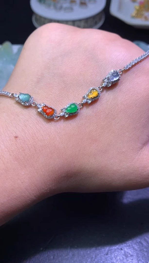 未镶嵌手链翡翠净货