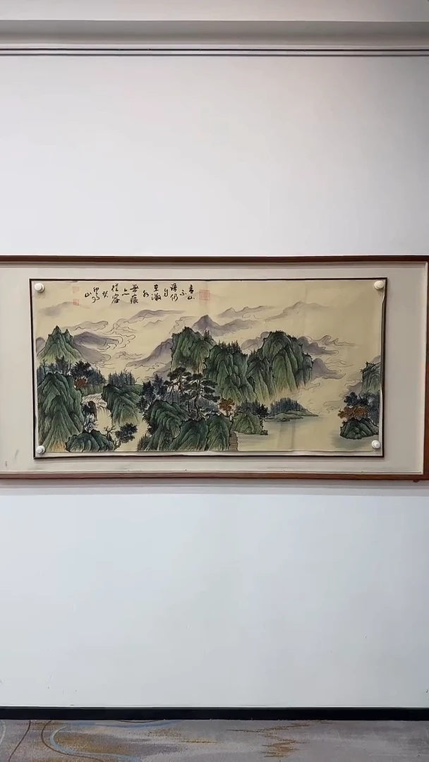 国画7.20-张亭山-四尺山水-1