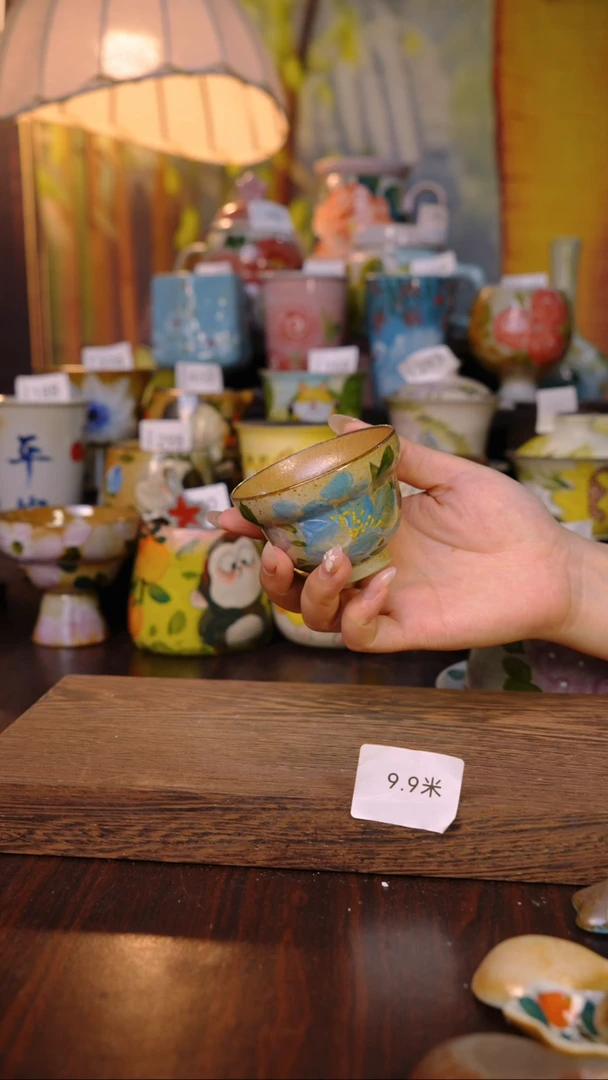 摆件泥垚手作 景德镇手工手绘器物