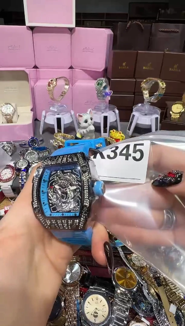 石英机芯不锈钢不锈钢直播定闪专用