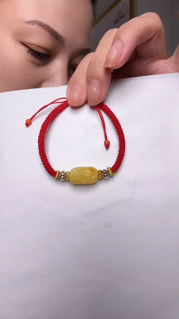 手绳蜜蜡未镶嵌蜜蜡貔貅手绳
