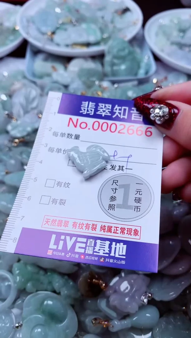 吊坠(不含链)未镶嵌翡翠2666