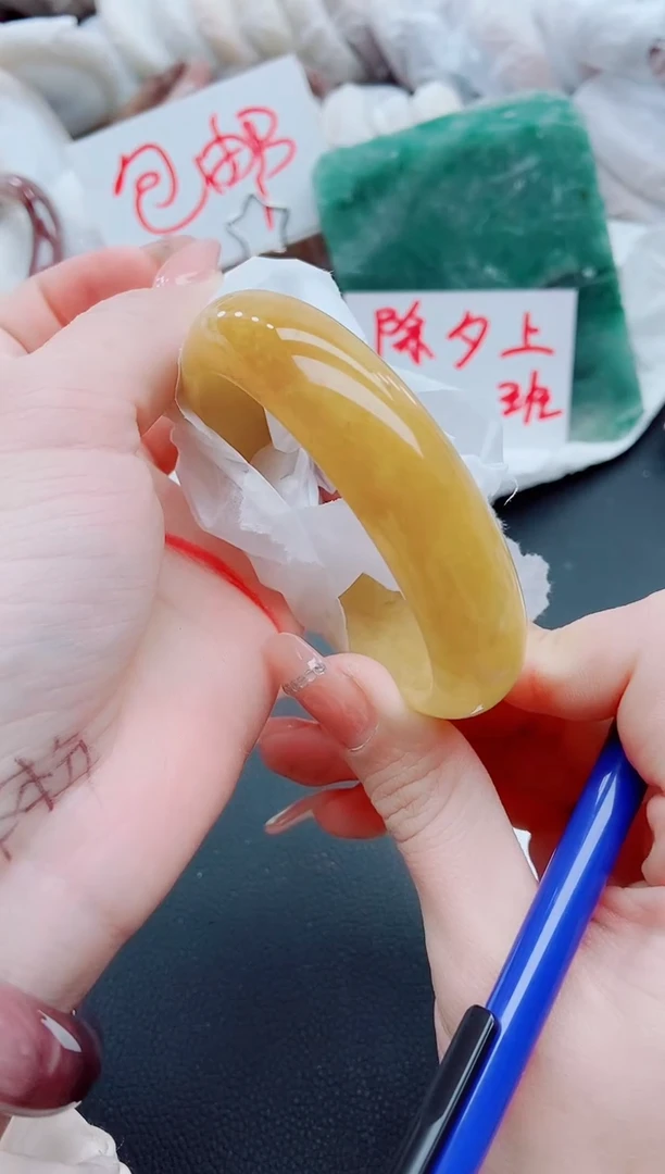 【闪购商品】石英质玉手镯未镶嵌H248-59-60