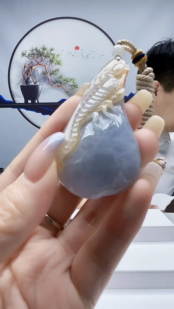 未镶嵌定制翡翠毛货-挂件57