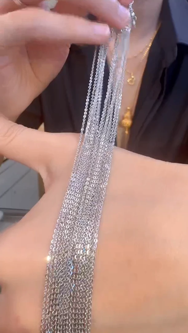 爱心福利款白闪O链45cm 1.45g（多样性发货）