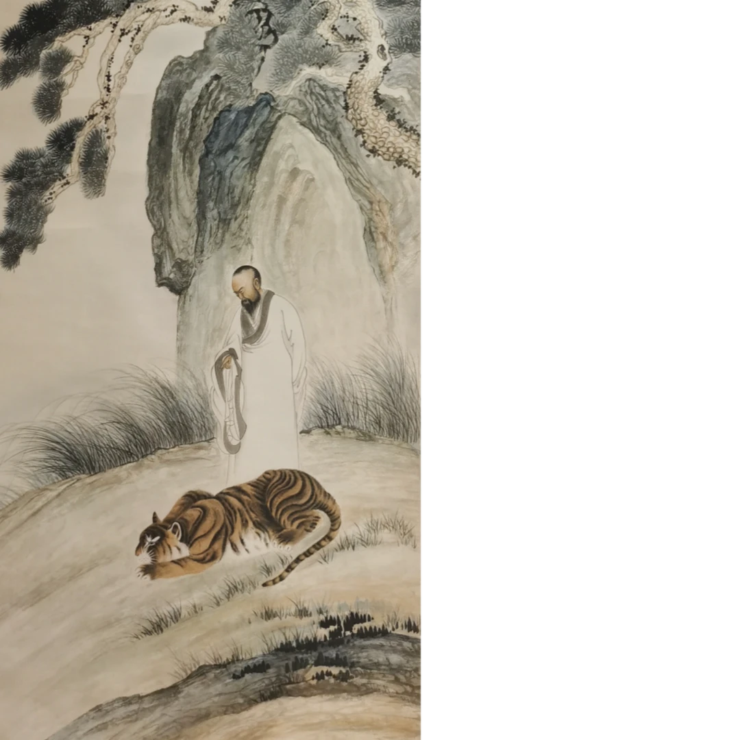 【辽拍】V250122-1-28《山水》（9.1平尺）纸本镜片 yy1221t