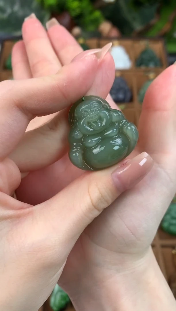颈饰未镶嵌和田玉吊坠30mm