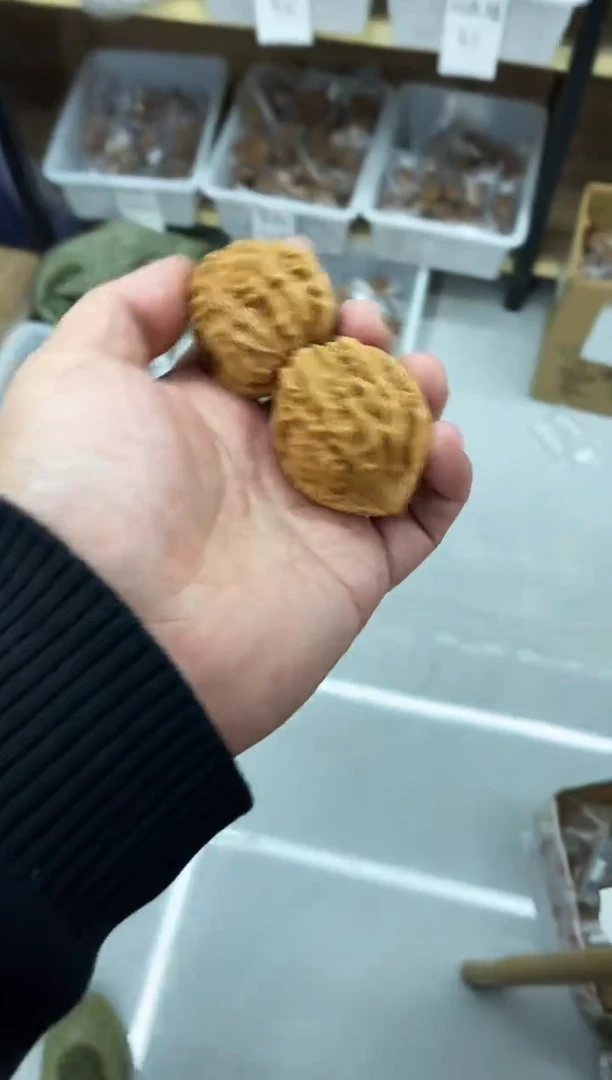 把件文玩核桃哥们福利【赤龙鸡心】以打底无黄#420987