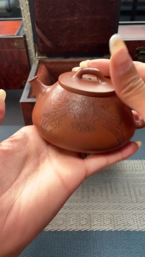 茶壶紫砂115  宜兴原矿紫砂