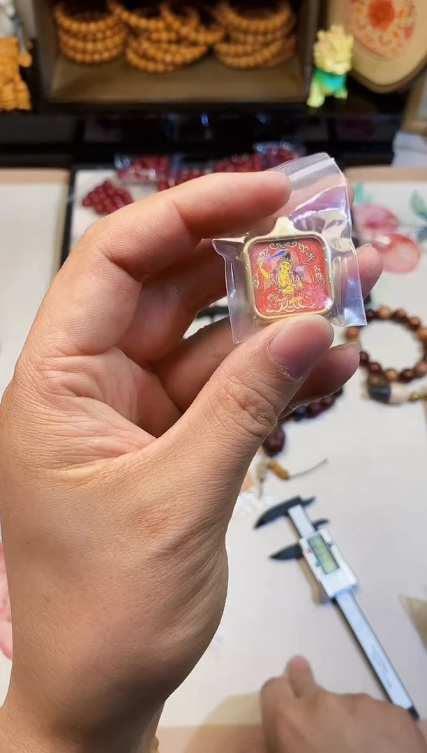 【闪购商品】非洲檀香无事牌文殊唐小卡