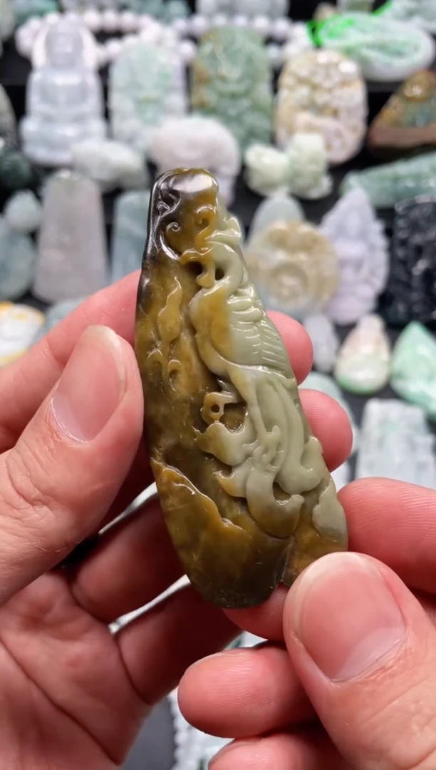 翡翠未镶嵌颈饰天然翡翠a货