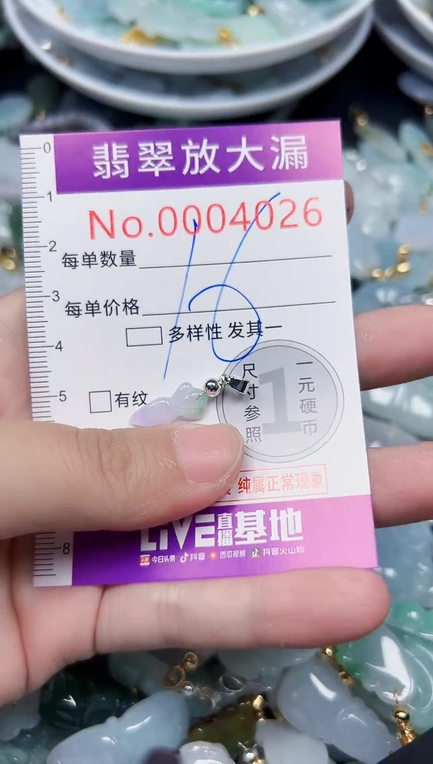 颈饰未镶嵌翡翠4026