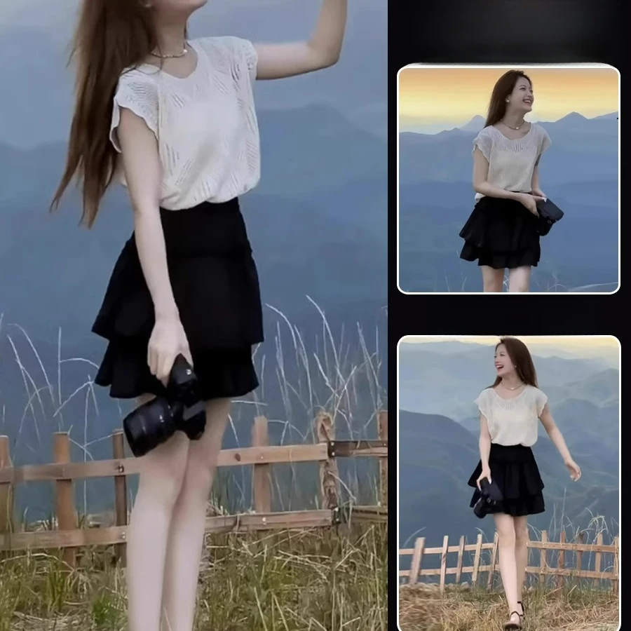 2025新款夏装搭配一整套今年流行漂亮小香风上衣搭配裙子套装女装