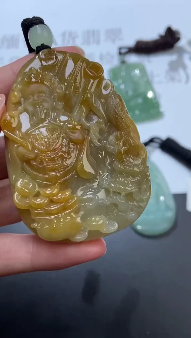 未镶嵌挂件翡翠372495  多人