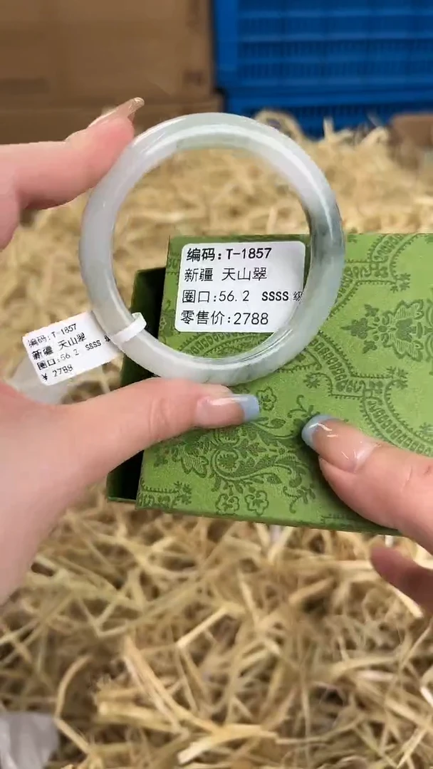 未镶嵌手镯石英质玉T-1857