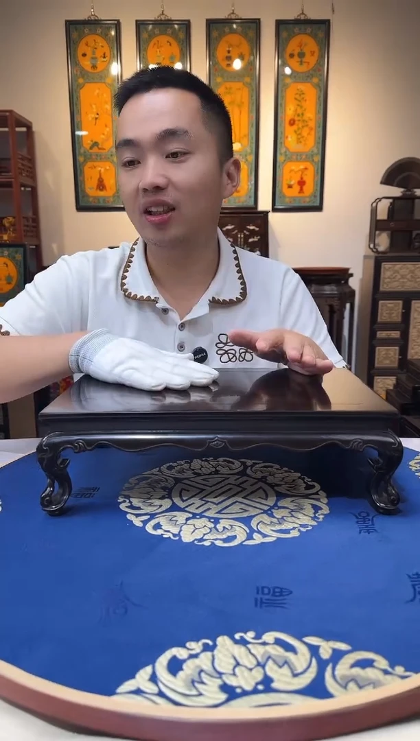 黑酸枝木类成套家具如意几