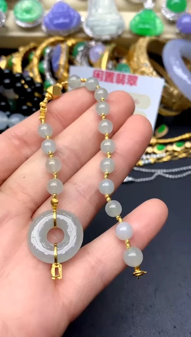 未镶嵌手串翡翠56 -中国好珍宝