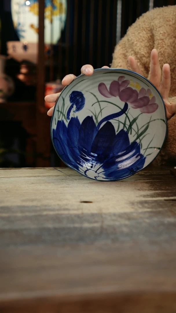 【闪购商品】瓷片景德镇纯手工釉下彩精品餐具