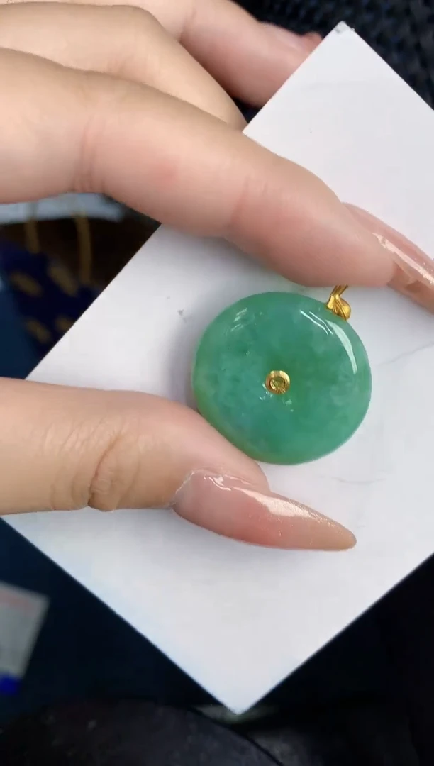 【闪购商品】翡翠颈饰18K金镶嵌000000000