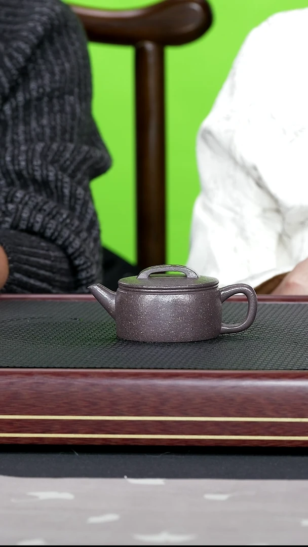 茶壶紫砂紫砂壶24 本砂堂 汉瓦 手磨天青 120cc