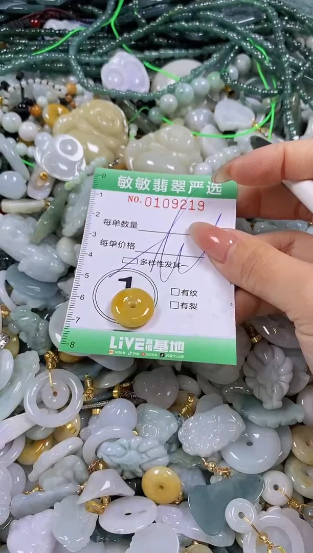 【闪购商品】翡翠颈饰未镶嵌闪购0109219多样性发其一