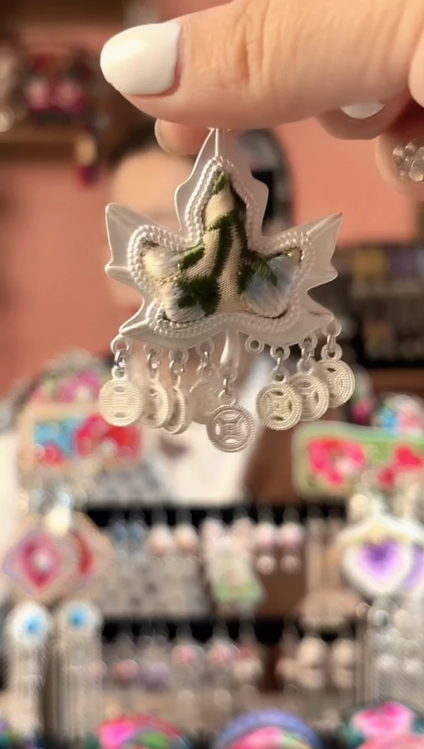 织绣艺枝独绣老绣饰品83福利