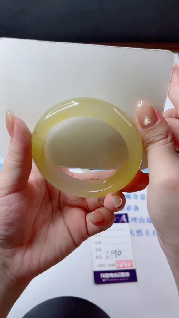 未镶嵌手镯石英质玉多样性发货L90
