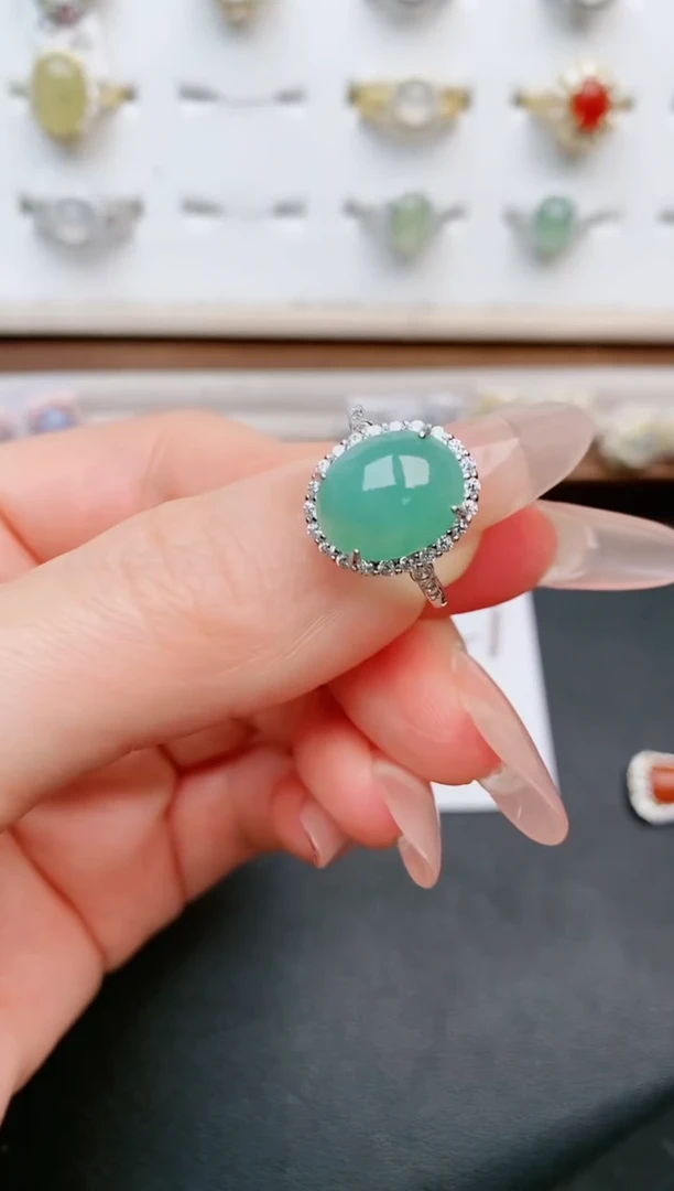 【闪购商品】翡翠戒指银S925镶嵌.....