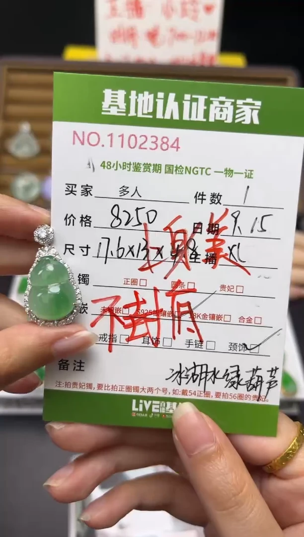 颈饰银S925镶嵌翡翠多人