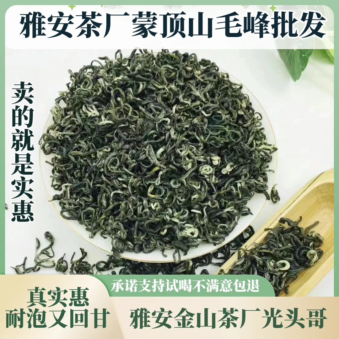 蒙山毛峰2025新茶蒙顶山正宗栗香耐泡品质浓香型茶叶高山绿茶