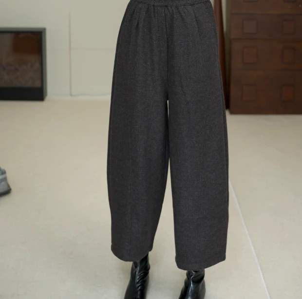 新款冬季时尚洋气加绒加厚保暖舒适显瘦休闲裤