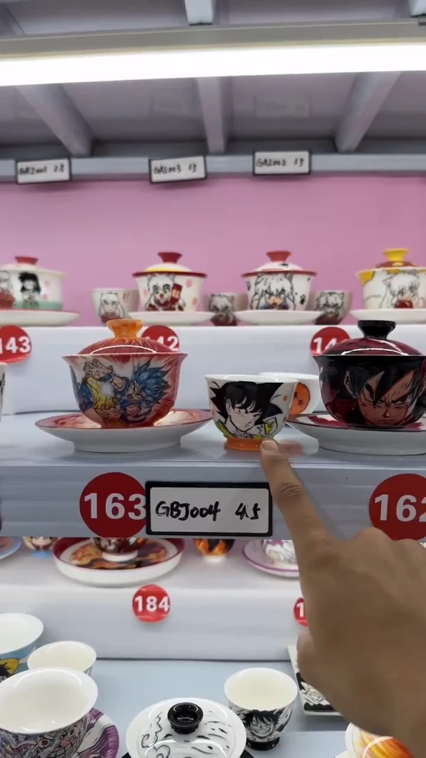 高温釉下彩纯手工手绘陶瓷