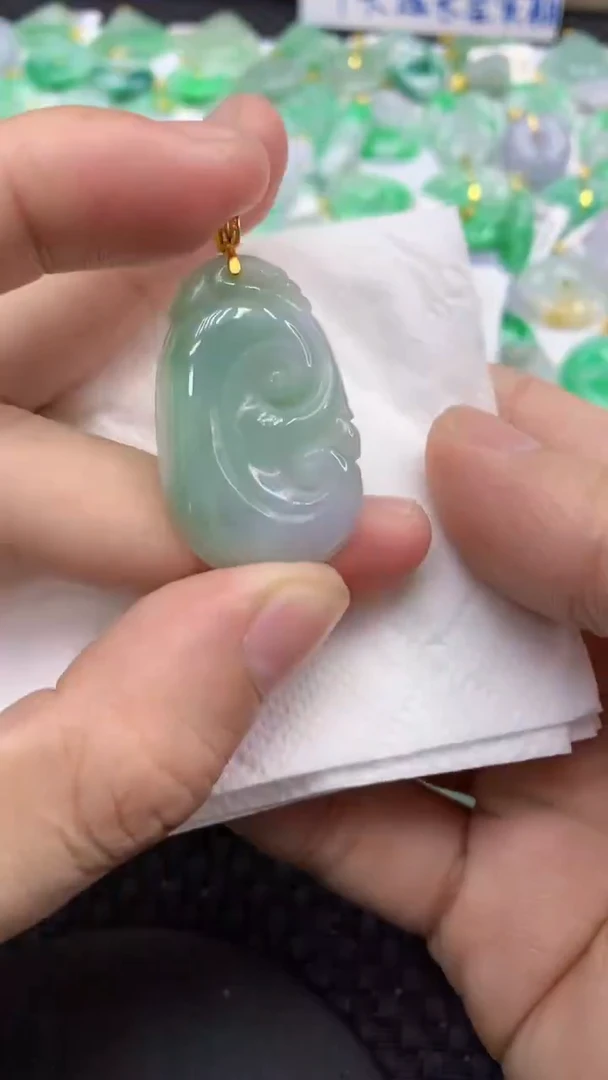 颈饰未镶嵌翡翠天然缅甸A货翡翠