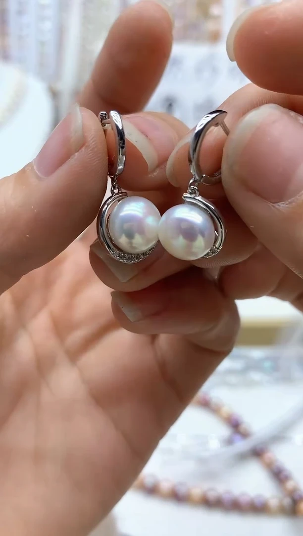 【闪购商品】淡水珍珠耳饰未镶嵌耳环