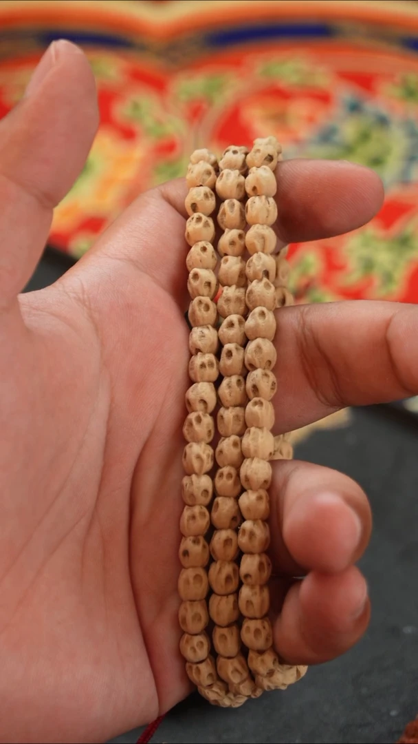 柏香籽/百香籽吊坠榫卯满鬼 金