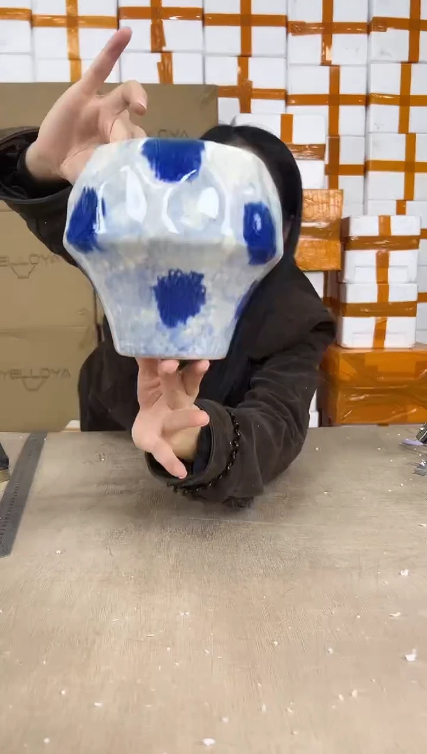 蘑菇刷色蓝13x15