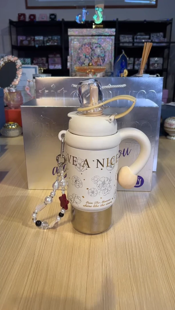 87手柄冰霸钛杯（鎏金山茶）