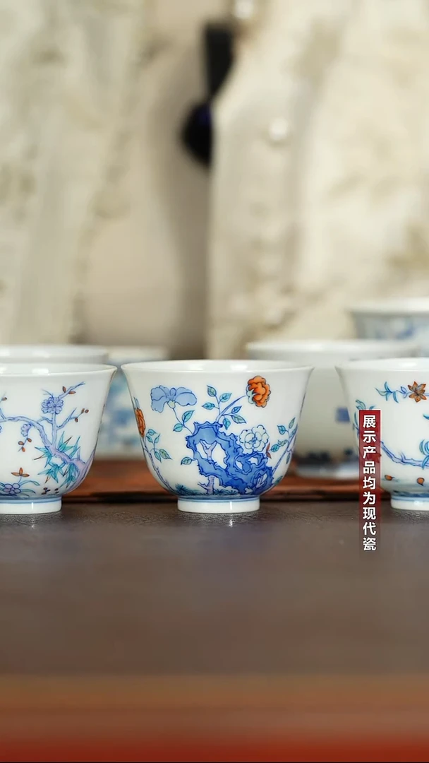 墨舍雅器斗彩十二花神套组（不单卖）